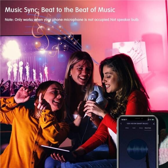 DAYBETTER Smart Light Bulbs, Alexa Light Bulb, WiFi Light Bulbs, RGBCW Color - Picture 5 of 7